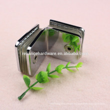 square shape brass material shower glass door holding hinge clamp